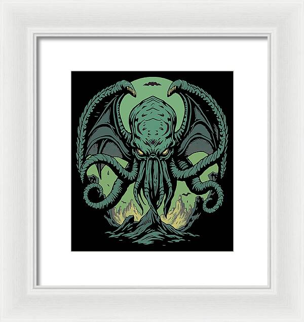 Cthulhu Demon - Framed Print
