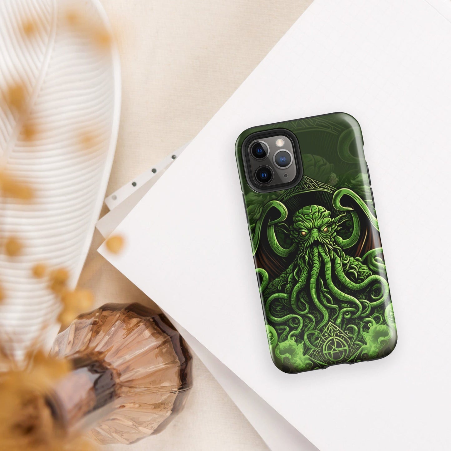 Cthulhu Tough Case for iPhone® Lovecraft Books Fan