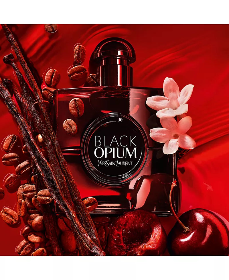 Black Opium Eau De Parfum over Red, 3 Oz.