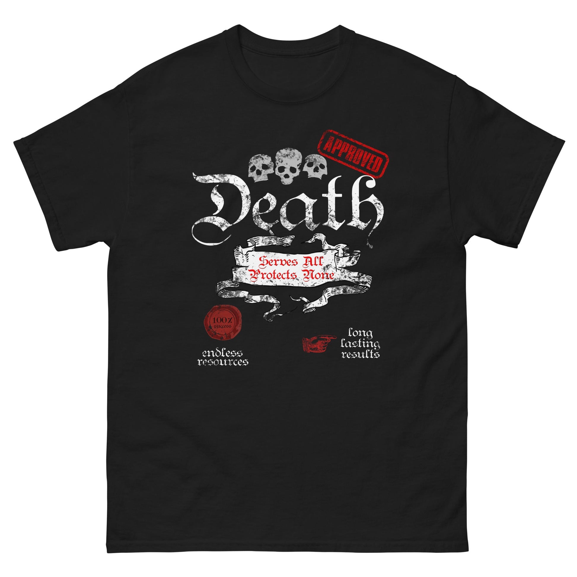 Scar Design T shirt Black / S Death T-Shirt