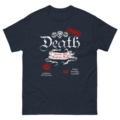 Scar Design T shirt Navy / S Death T-Shirt