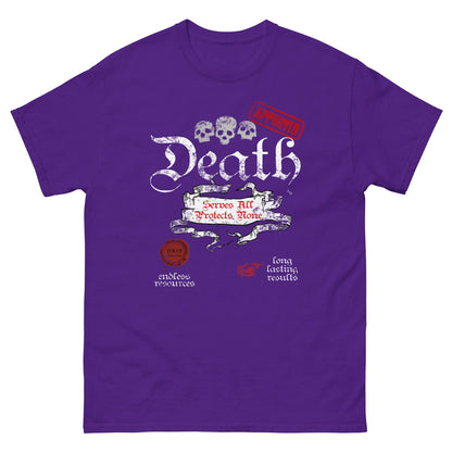 Scar Design T shirt Purple / S Death T-Shirt
