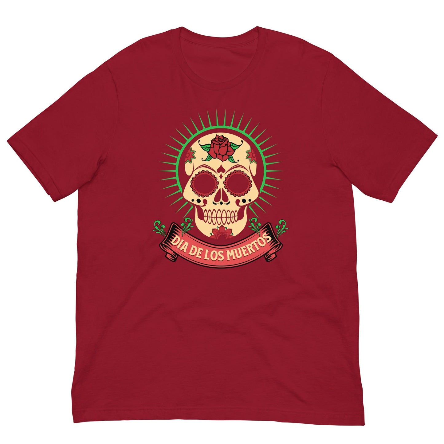Día de Muertos T-shirt Cardinal / XS