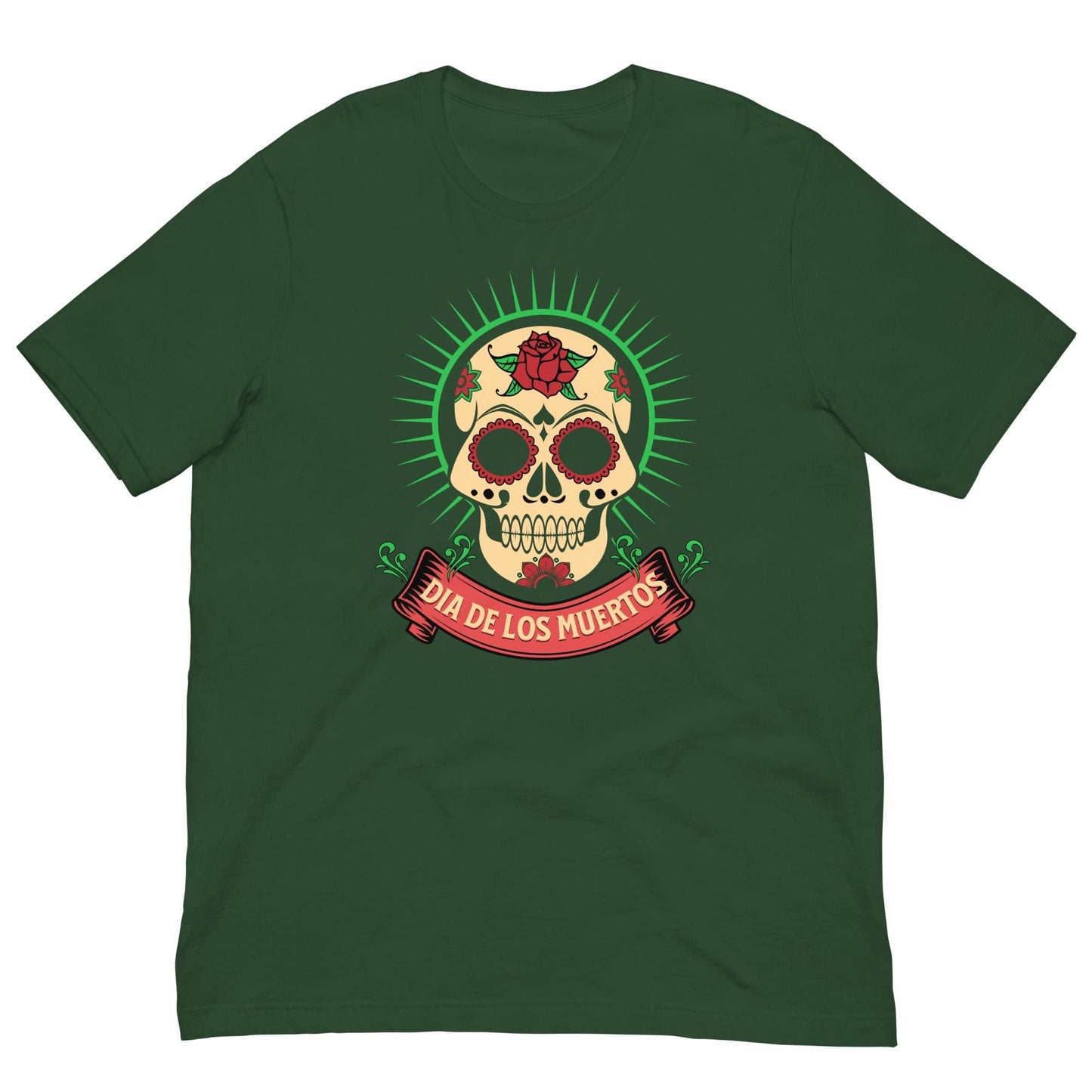 Día de Muertos T-shirt Forest / S