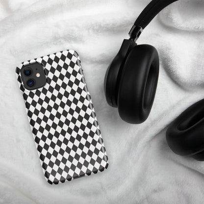 Diamonds Black and White pattern Snap case for iPhone®