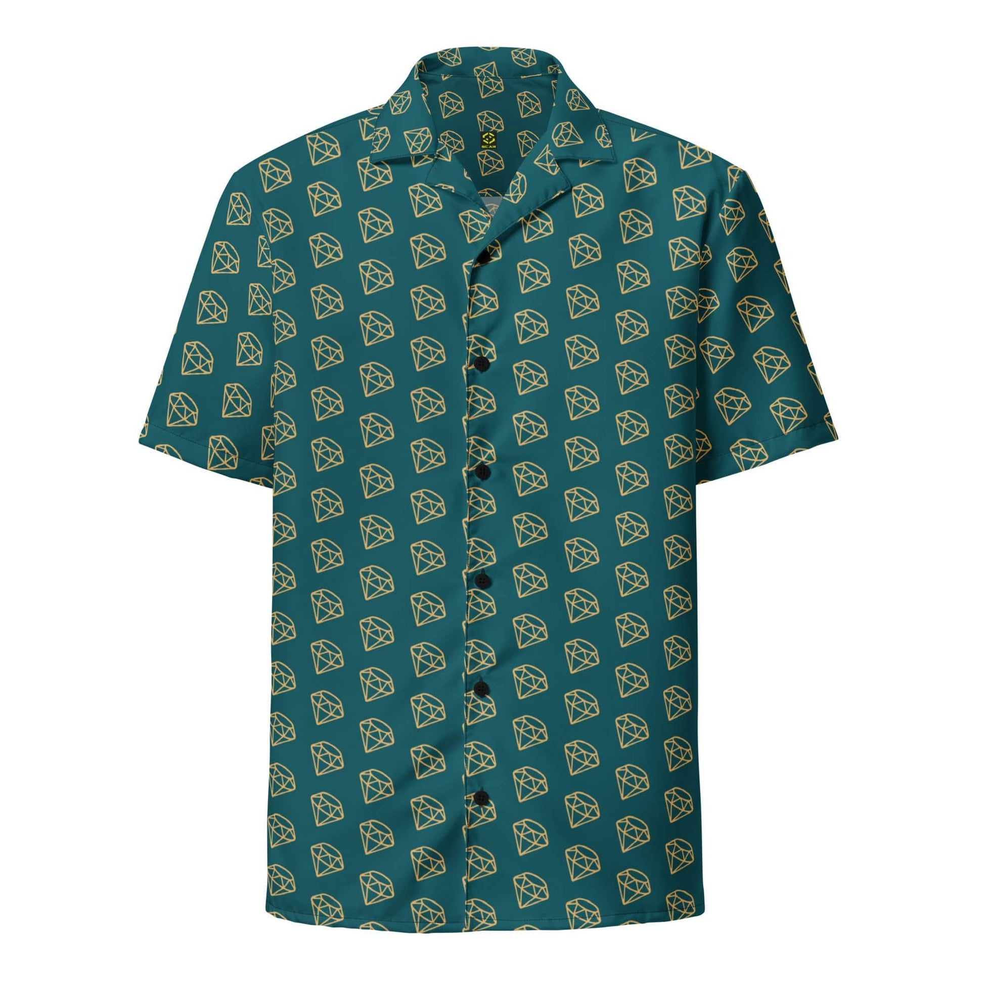 Diamonds Unisex button Shirt 2XS