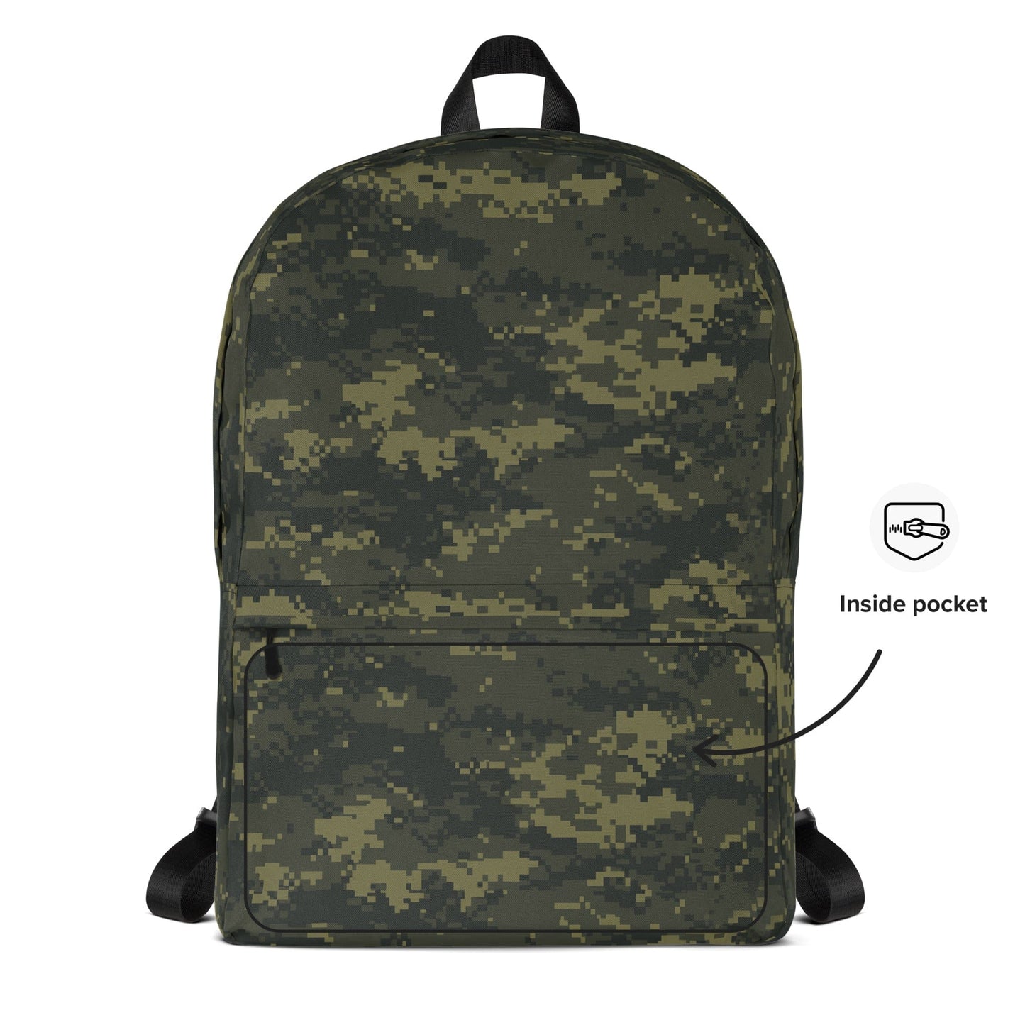 Digital Army Camo Backpack | Military Tactical Backpack | Rugged Camouflage Laptop Bag | Waterproof Army Rucksack | Hunting & Hiking Gear