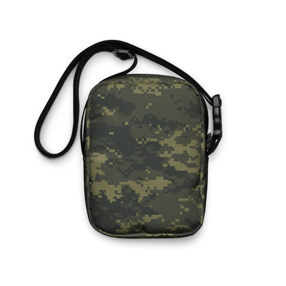 Digital Army Camo Crossbody Bag - Military Messenger Bag, Tactical Camo Shoulder Bag, Waterproof Army Sling Bag, Men’s Travel Bag, EDC Camouflage Purse