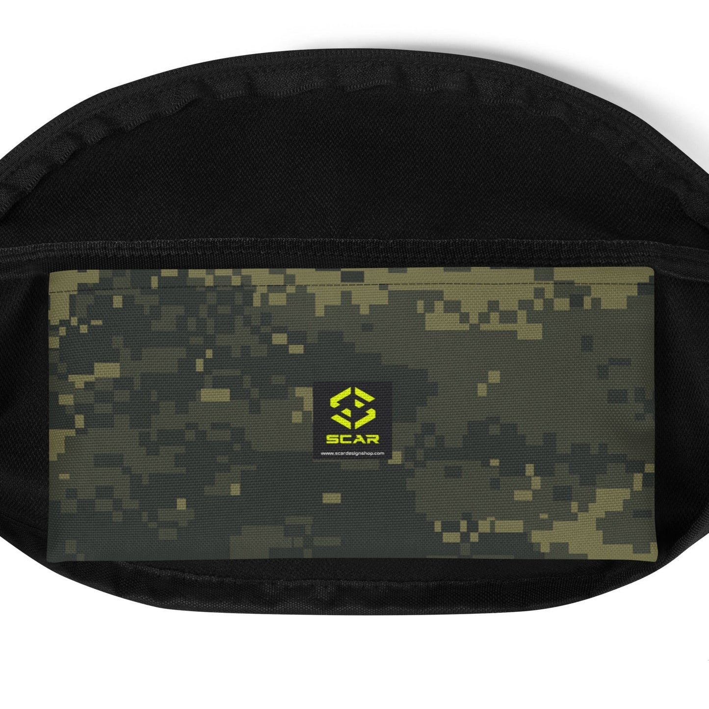 Digital Army Camo Fanny Pack - Stylish  Functional Military-Inspired Waist Bag for Men & Women | Outdoor, Hiking, Travel bag