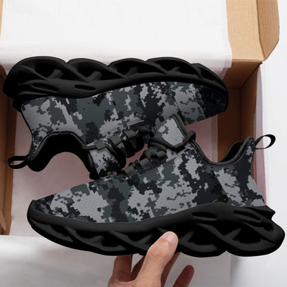 Digital Army Camo performance Sneaker Shoes - Breathable, Lightweight, & Comfortable