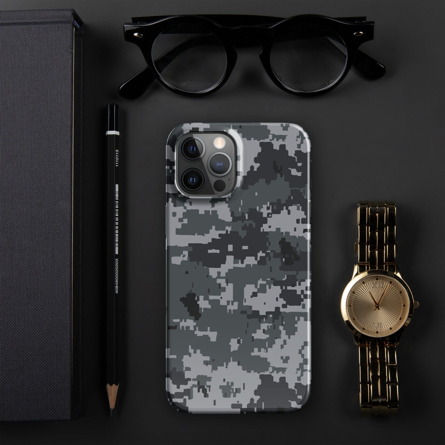 Digital Camo Military Army camouflage Snap case for iPhone® iPhone 12 Pro Max