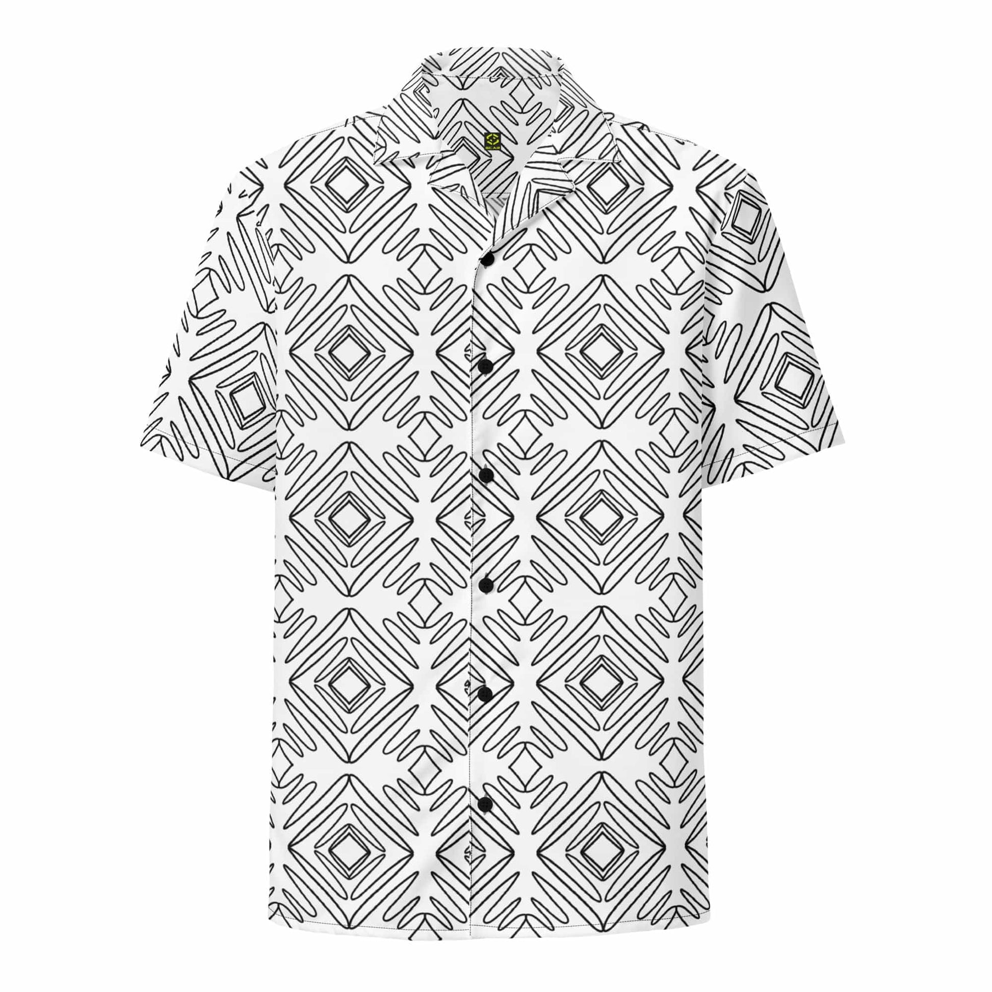 Doodle design Unisex button Shirt 2XS