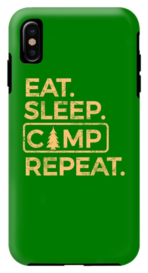 Eat Sleep Camp Repeat - Phone Case