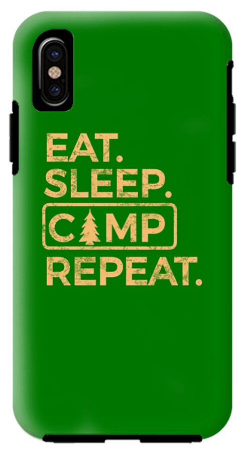 Eat Sleep Camp Repeat - Phone Case