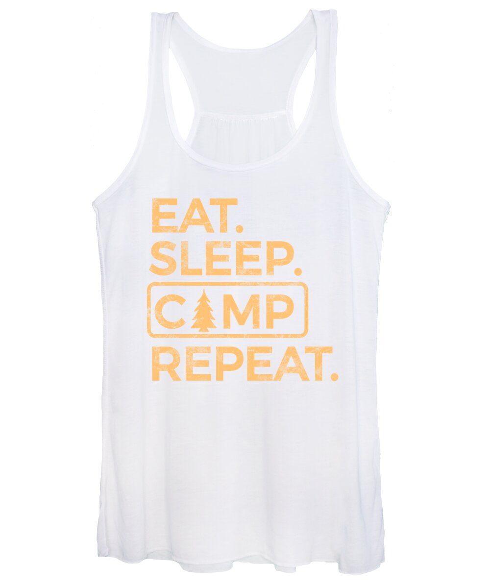 Eat Sleep Camp Repeat - Women's Tank Top
