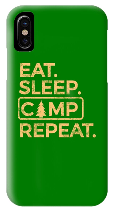 Eat Sleep Camp Repeat - Phone Case