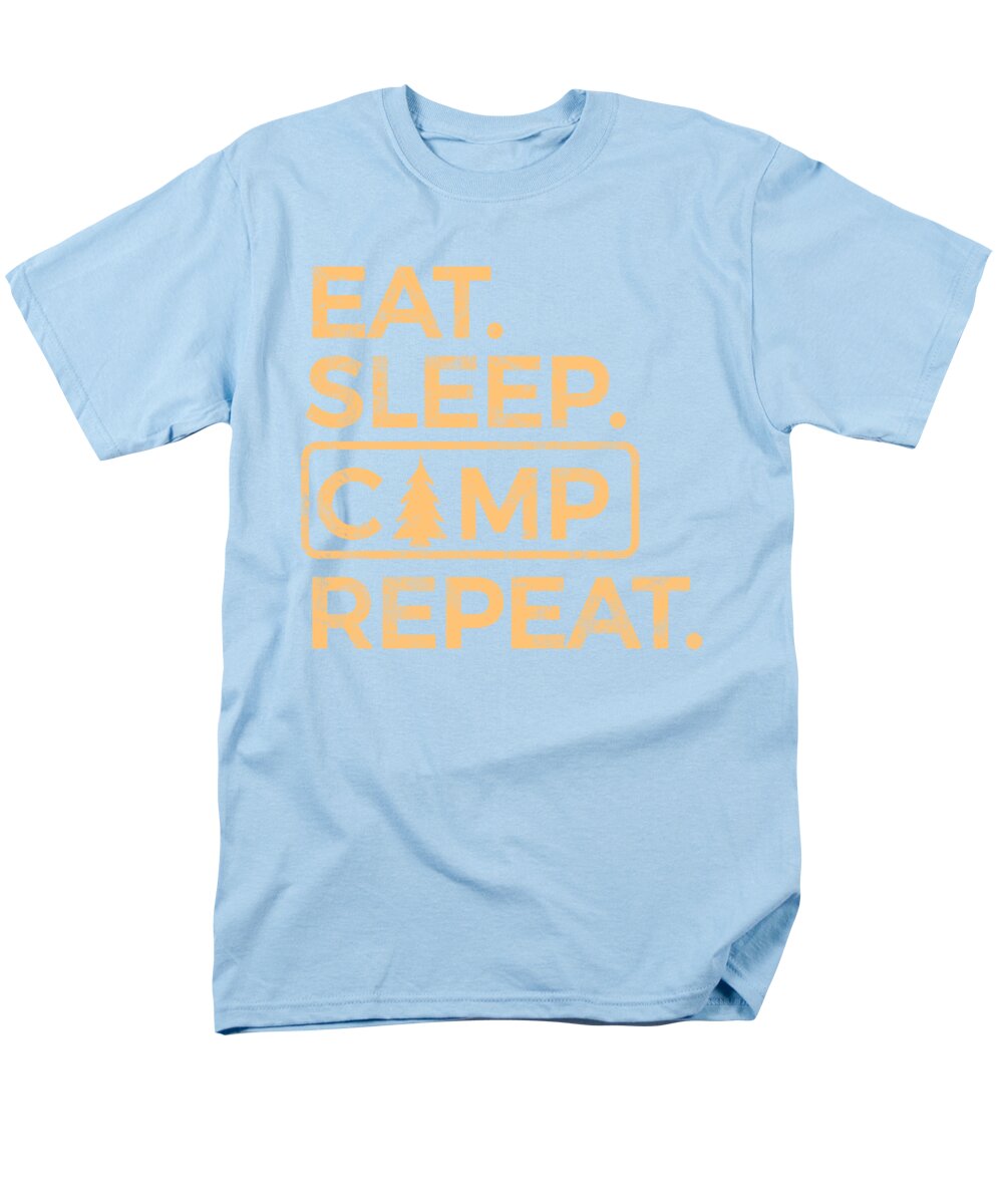 Eat Sleep Camp Repeat - Men's T-Shirt  (Regular Fit)