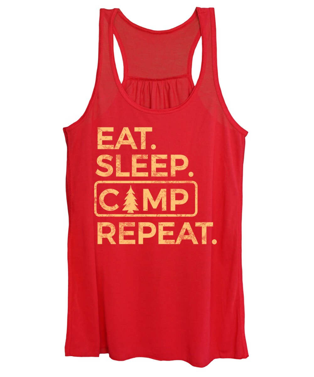 Eat Sleep Camp Repeat - Women's Tank Top