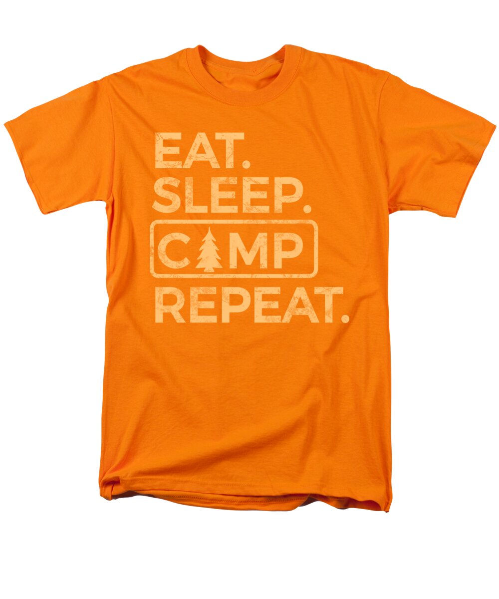 Eat Sleep Camp Repeat - Men's T-Shirt  (Regular Fit)