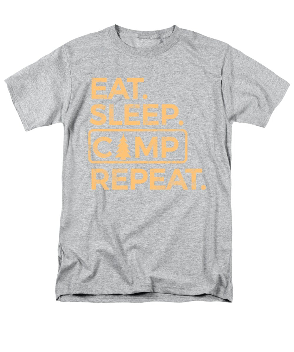 Eat Sleep Camp Repeat - Men's T-Shirt  (Regular Fit)