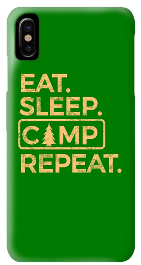 Eat Sleep Camp Repeat - Phone Case