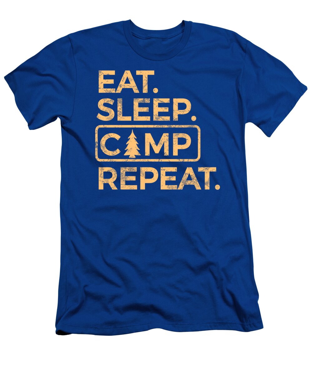 Eat Sleep Camp Repeat - T-Shirt