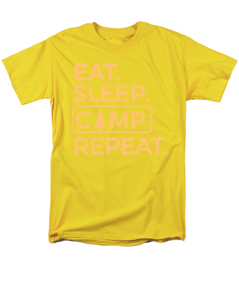 Eat Sleep Camp Repeat - Men's T-Shirt  (Regular Fit)