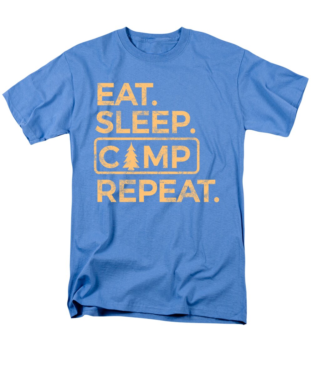 Eat Sleep Camp Repeat - Men's T-Shirt  (Regular Fit)