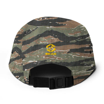 Embroidered Viking Raven Five Panel Cap