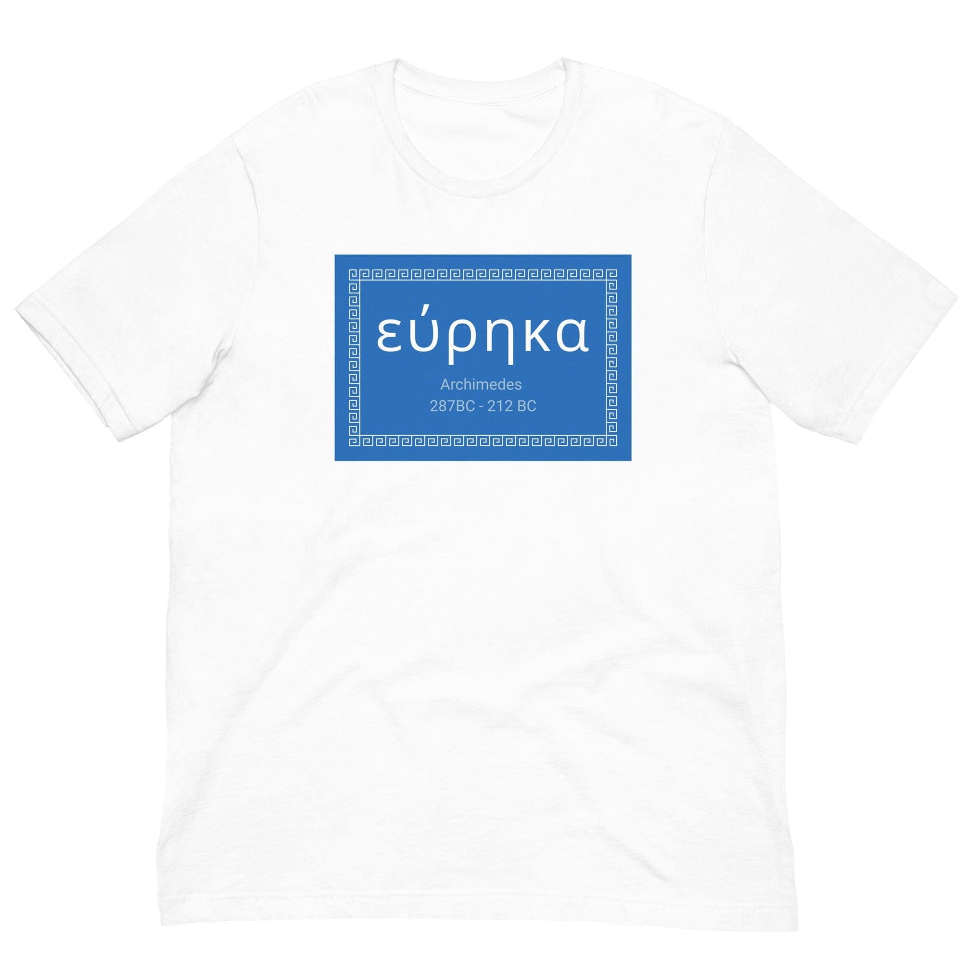 Eureka - Archimedes quote T-shirt White / XS