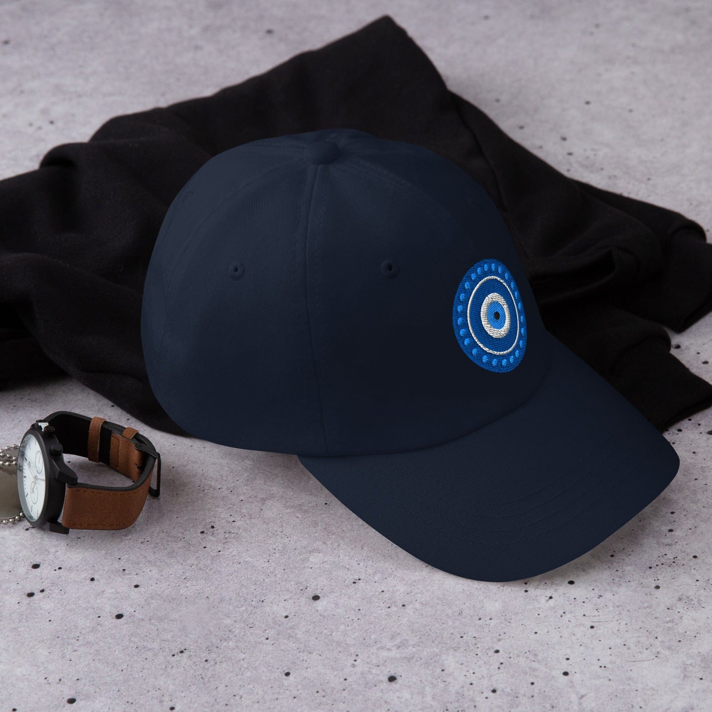 Evil Eye Protection Embroidered Dad Hat