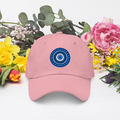 Evil Eye Protection Embroidered Dad Hat