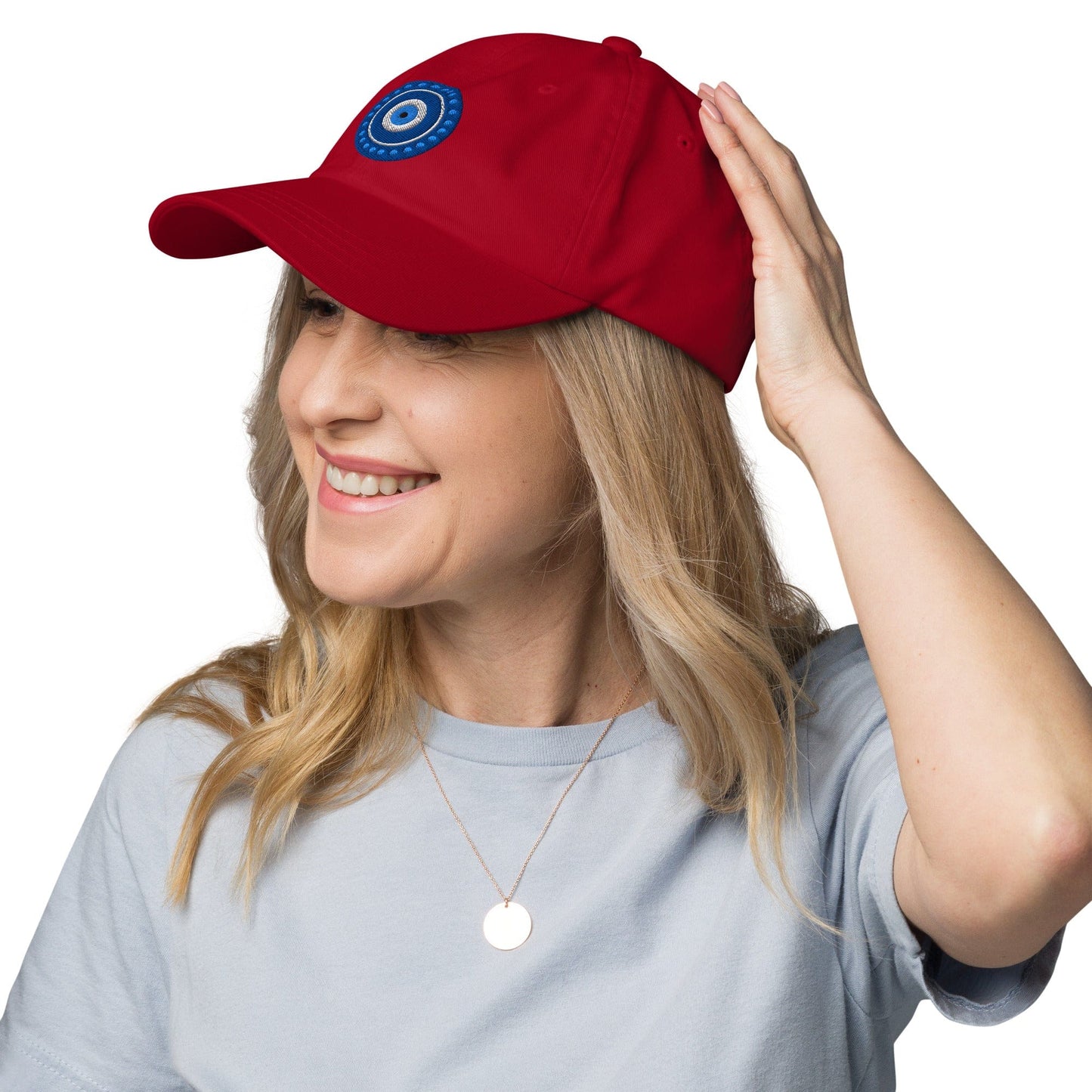 Evil Eye Protection Embroidered Dad Hat