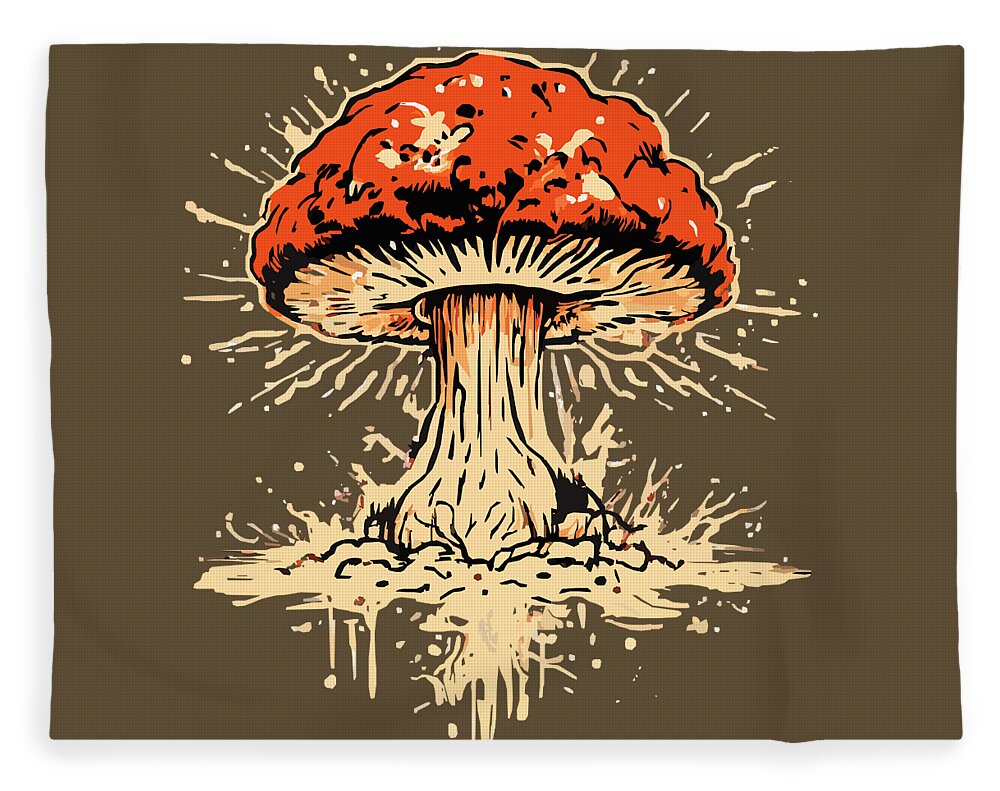 Explosive Mushroom - Blanket