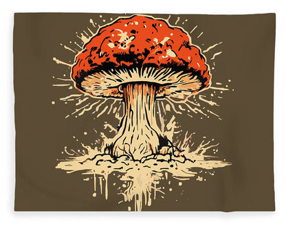 Explosive Mushroom - Blanket