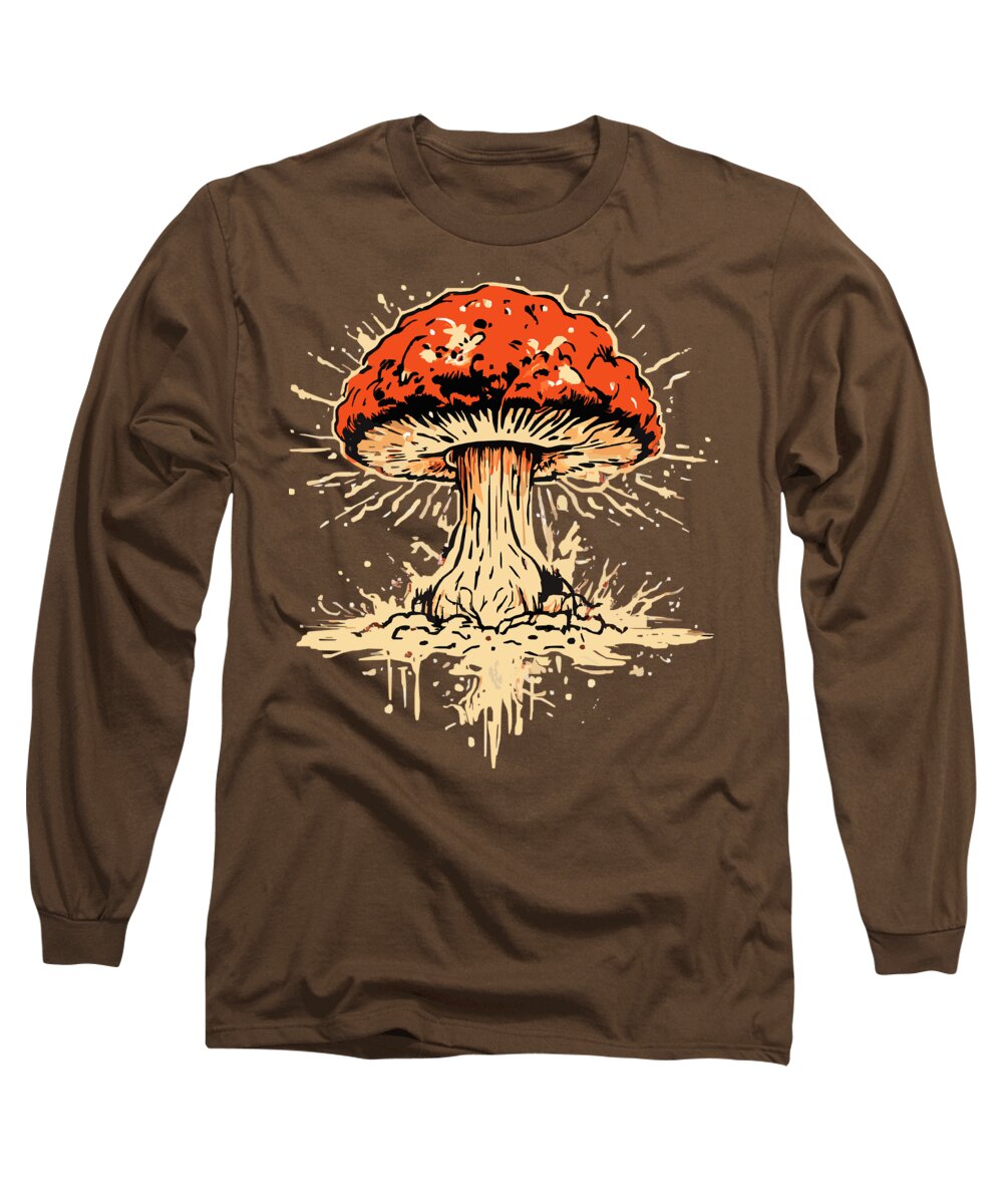 Explosive Mushroom - Long Sleeve T-Shirt