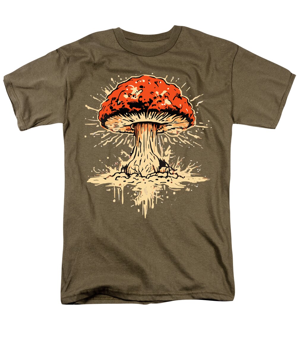 Explosive Mushroom - Men's T-Shirt  (Regular Fit)