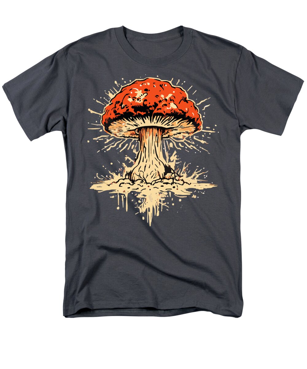 Explosive Mushroom - Men's T-Shirt  (Regular Fit)
