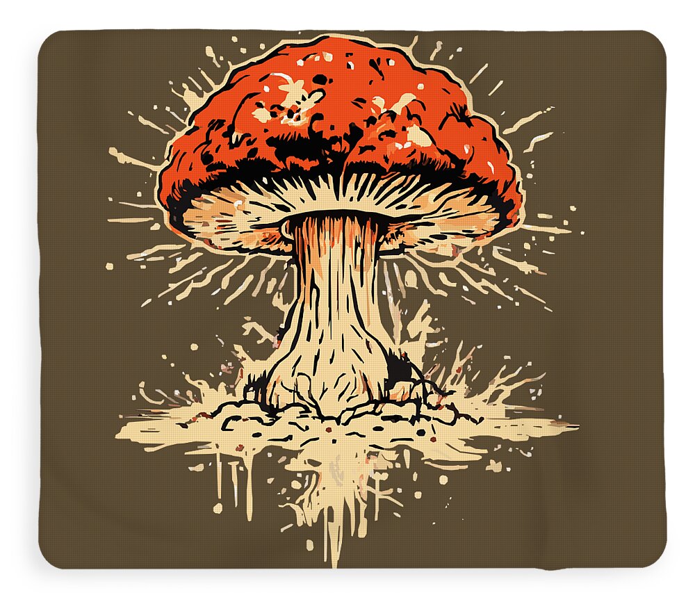 Explosive Mushroom - Blanket
