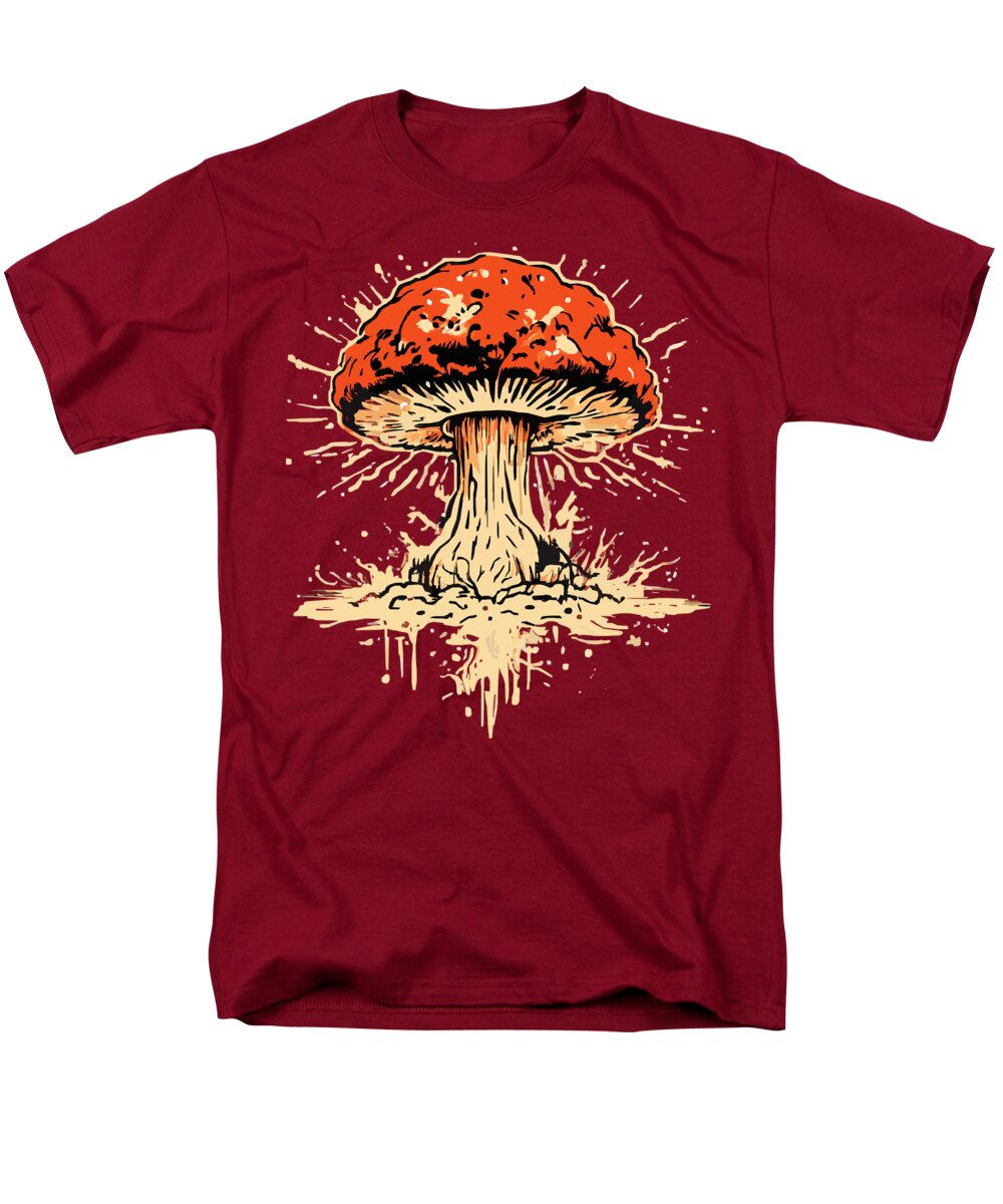 Explosive Mushroom - Men's T-Shirt  (Regular Fit)