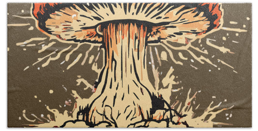 Explosive Mushroom - Bath Towel