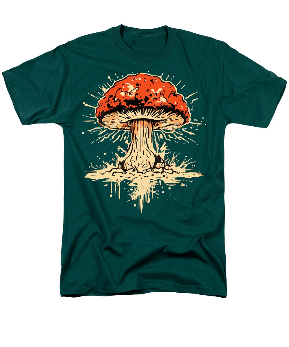 Explosive Mushroom - Men's T-Shirt  (Regular Fit)