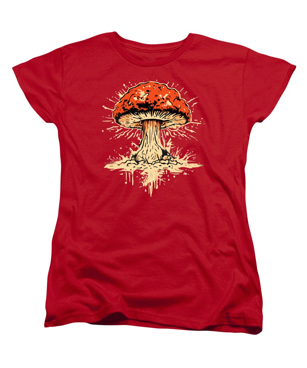 Explosive Mushroom - Women's T-Shirt (Standard Fit)