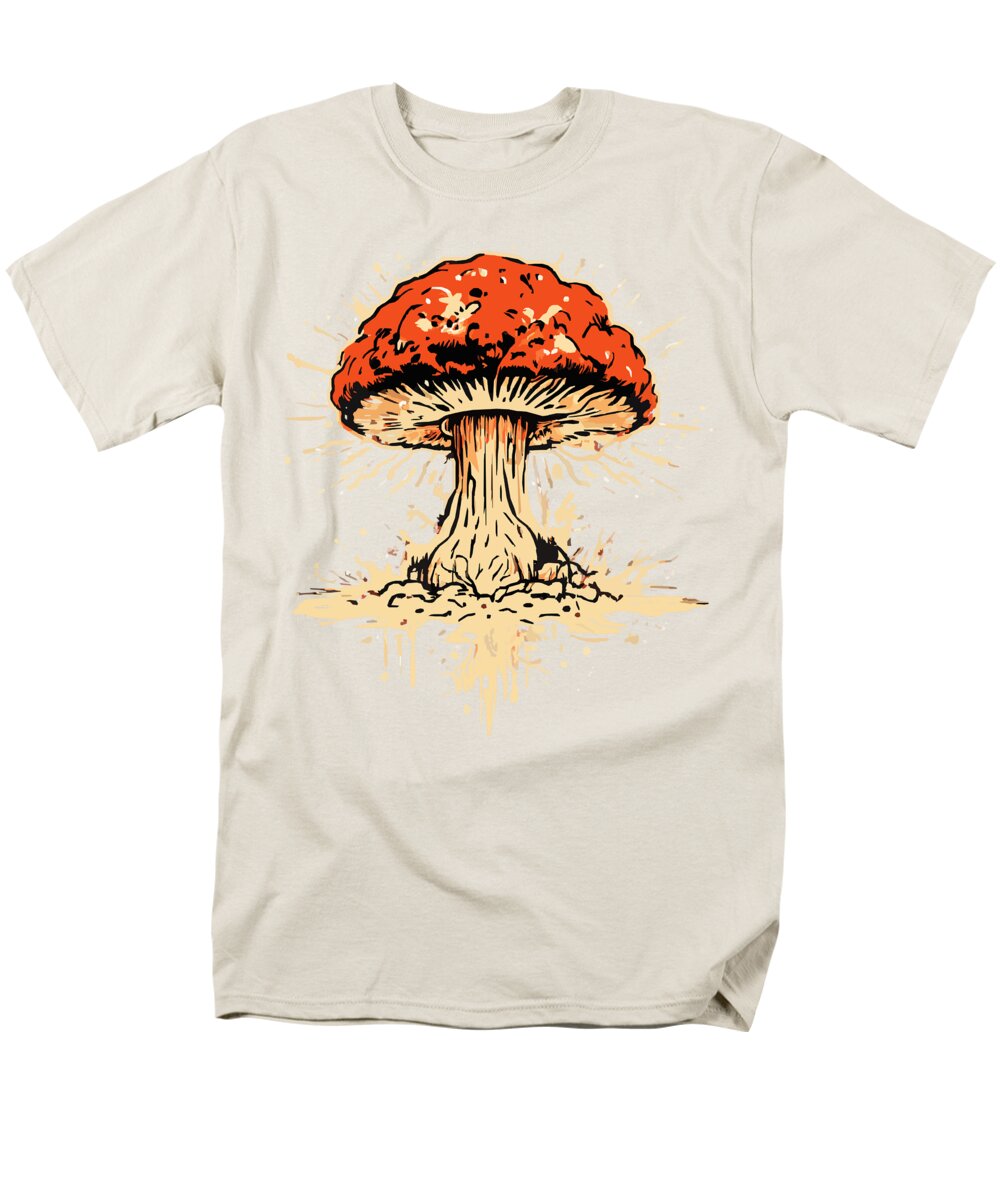 Explosive Mushroom - Men's T-Shirt  (Regular Fit)