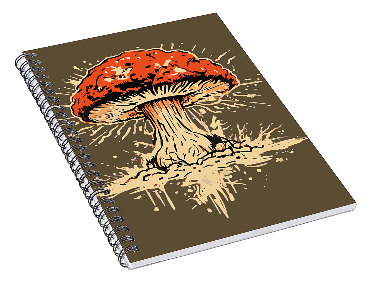 Explosive Mushroom - Spiral Notebook