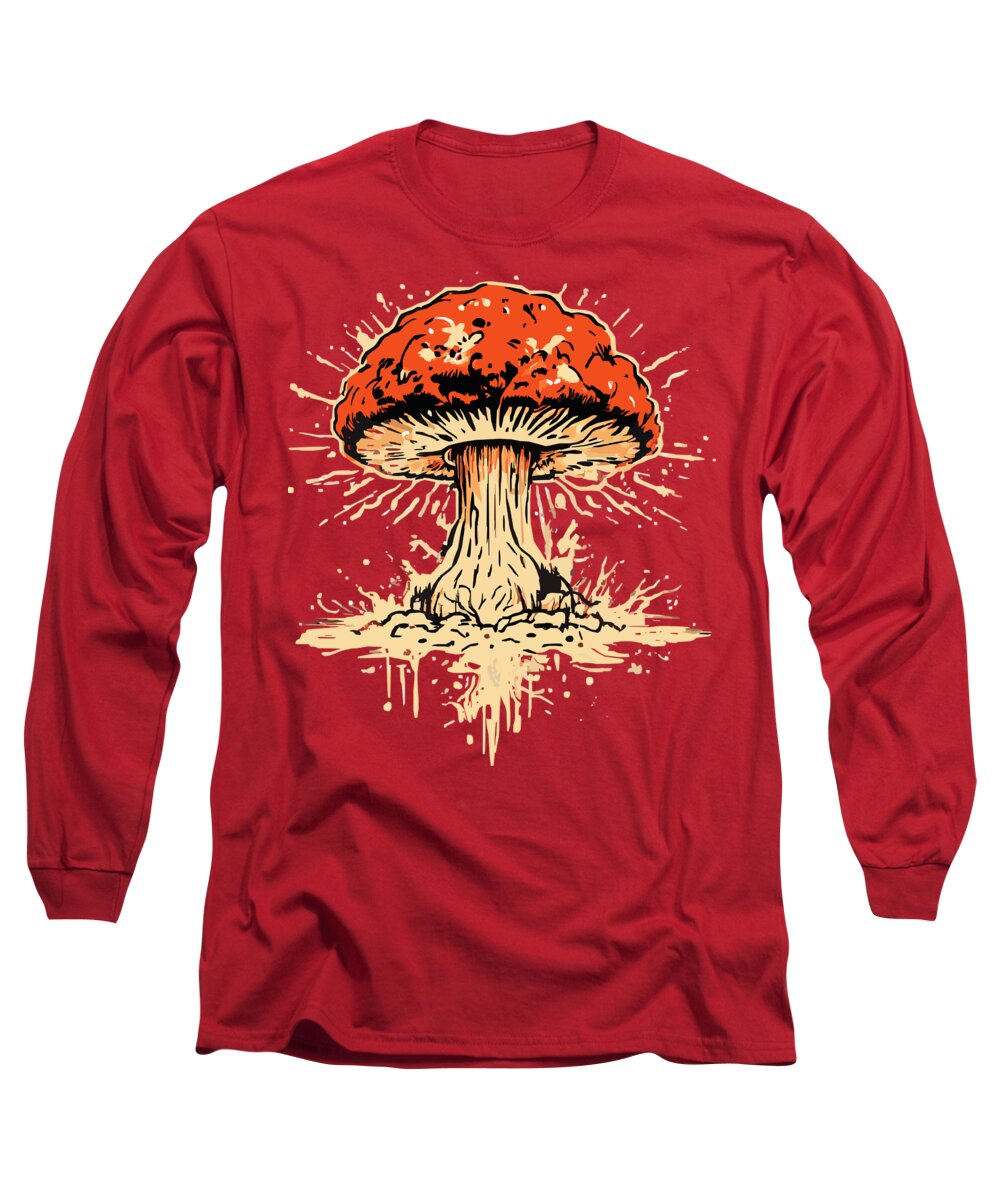 Explosive Mushroom - Long Sleeve T-Shirt