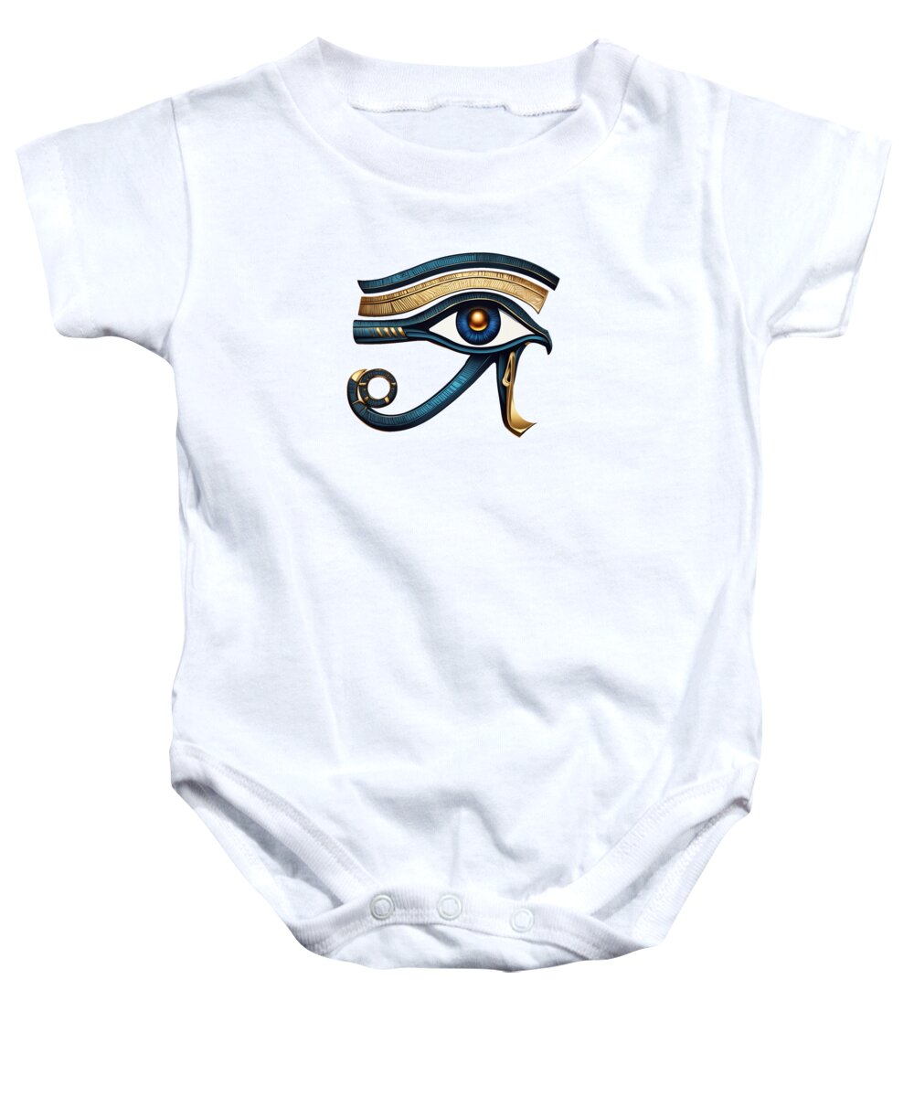 Eye of Horus Ancient Egyptian Eye Symbol - Baby Onesie