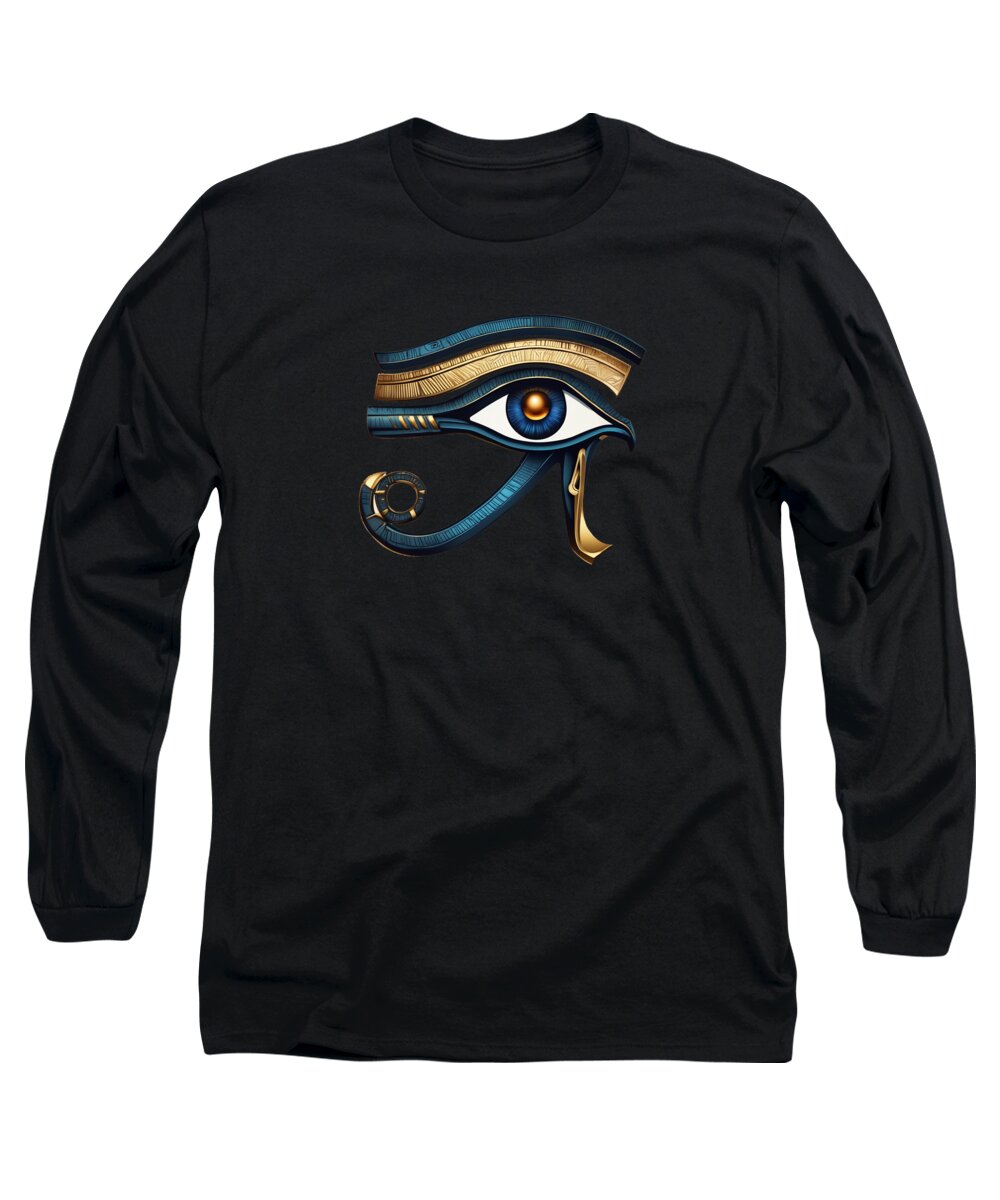 Eye of Horus Ancient Egyptian Eye Symbol - Long Sleeve T-Shirt
