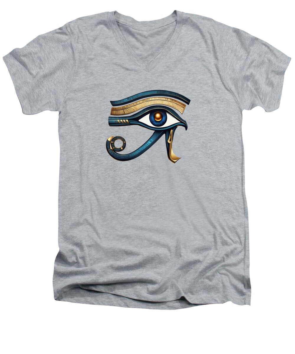 Eye of Horus Ancient Egyptian Eye Symbol - Men's V-Neck T-Shirt
