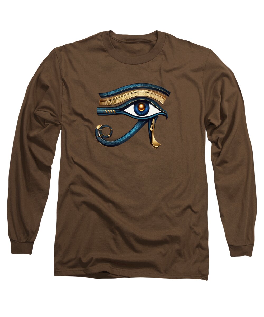 Eye of Horus Ancient Egyptian Eye Symbol - Long Sleeve T-Shirt